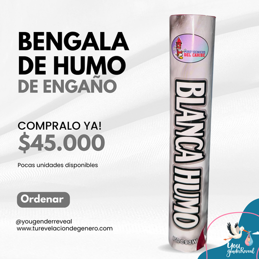 Bengala de Humo Engaño - Blanca