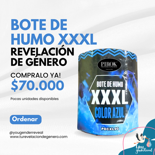 Bote de Humo XXXL Azul