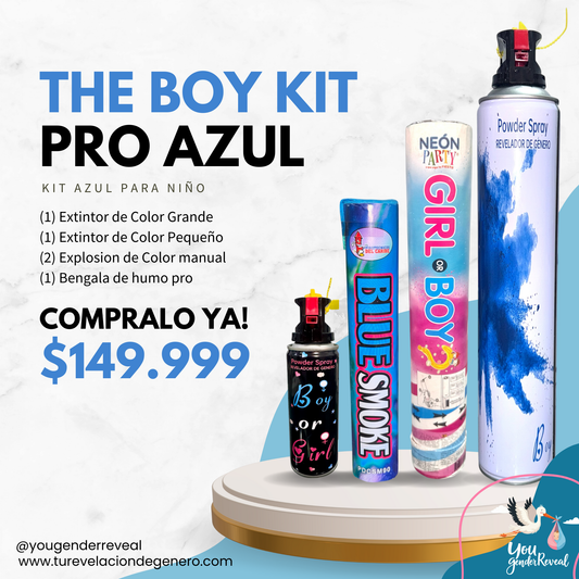 Paquete Revelacion de Genero The Boy Kit AZUL