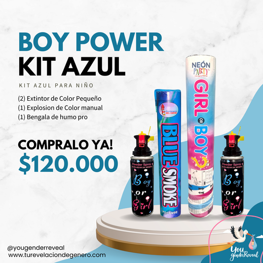 Revelacion de Genero Boy Power Kit